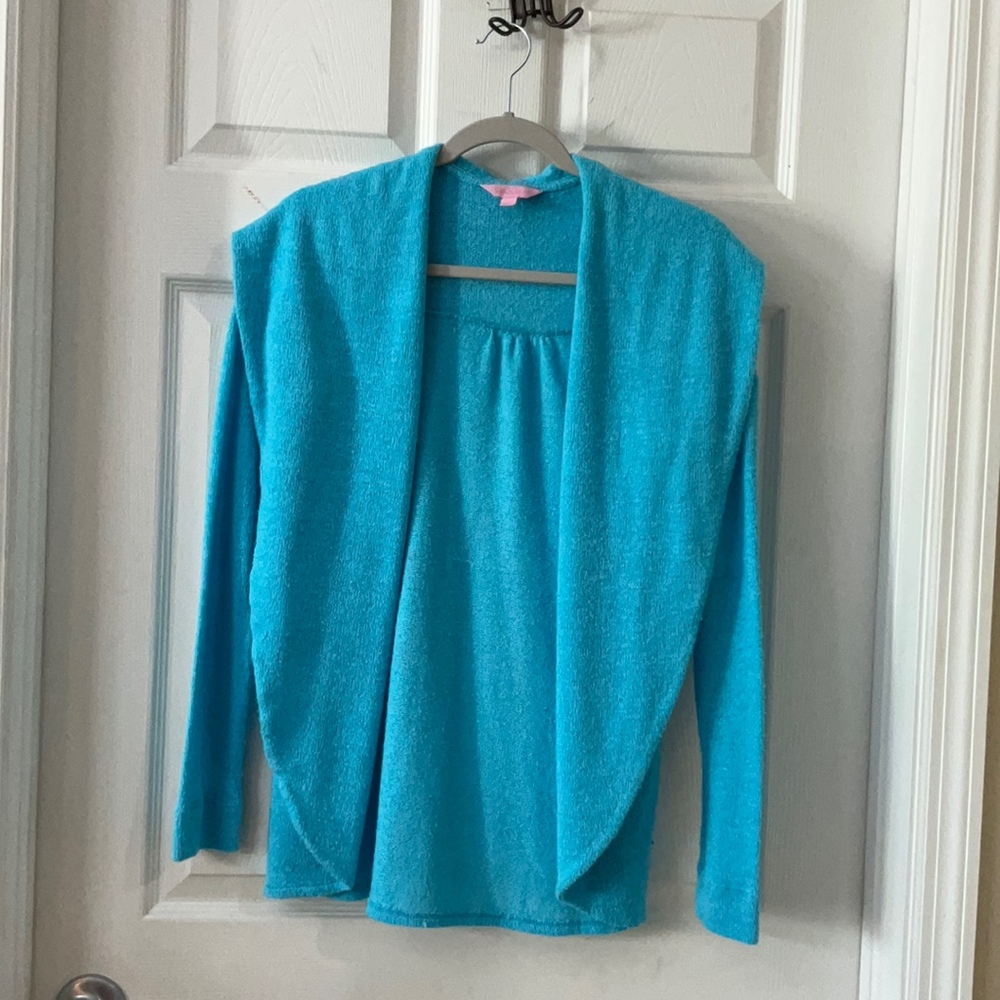 LILLY PULITZER MARTHA OPEN CARDIGAN-Small